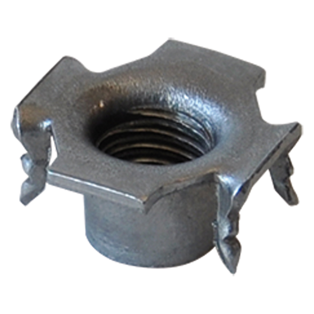 FONDELLO ACCIAIO TIPO 'RAGNO' Ã˜ mm 19 x  h.9  - M6 pz 20