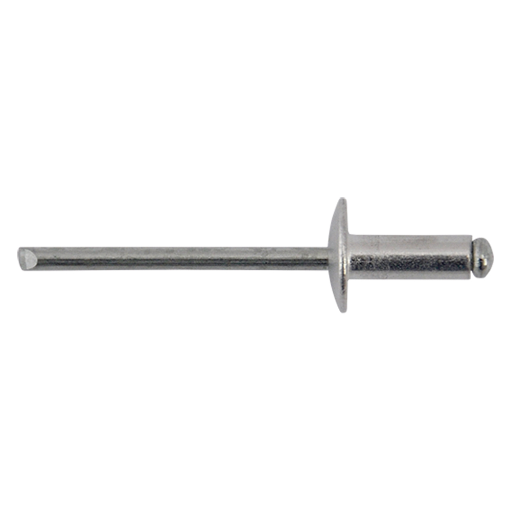 RIVETTO A STRAPPO IN ALLUMINIO 4,0 x   7 - Ã˜ testa 10 cf.50 pz