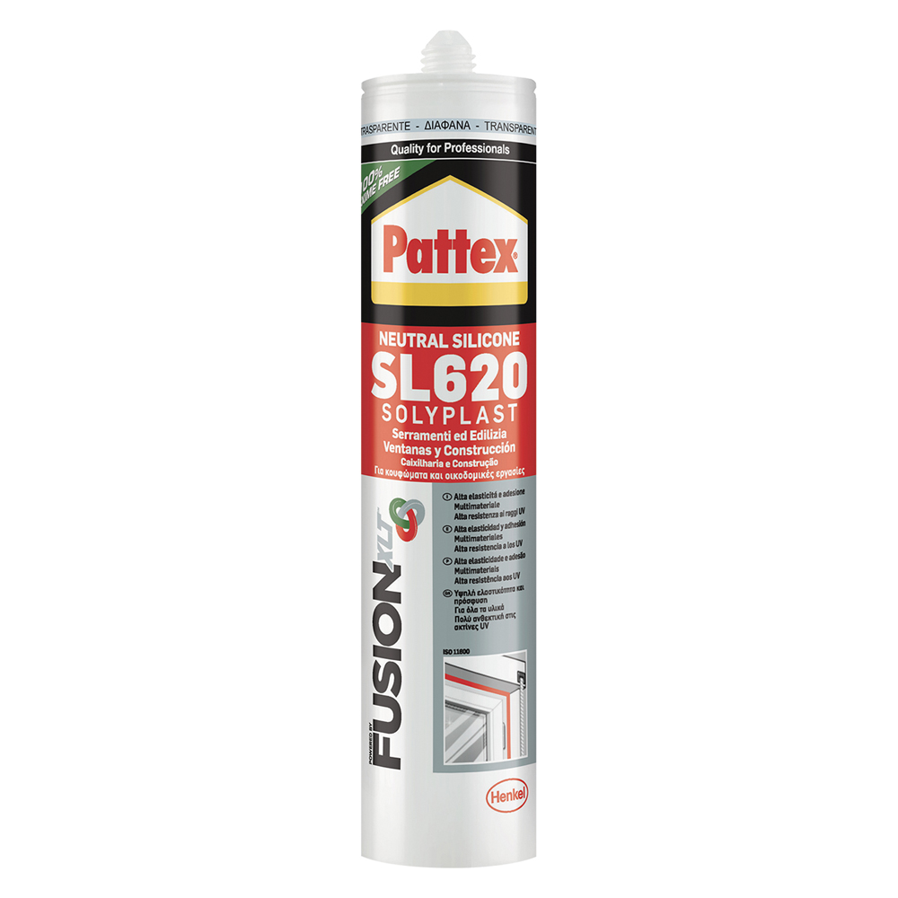 SILICONE NEUTRO PER EDILIZIA E SERRAMENTI 'SOLYPLA ml 300 - marrone RAL 8007