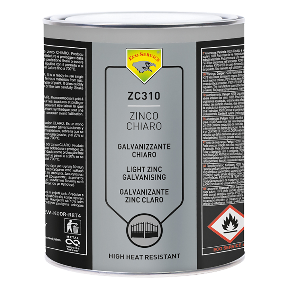 ANTIRUGGINE PROTETTIVA 'ZINCO CHIARO' kg. 1 - liquido