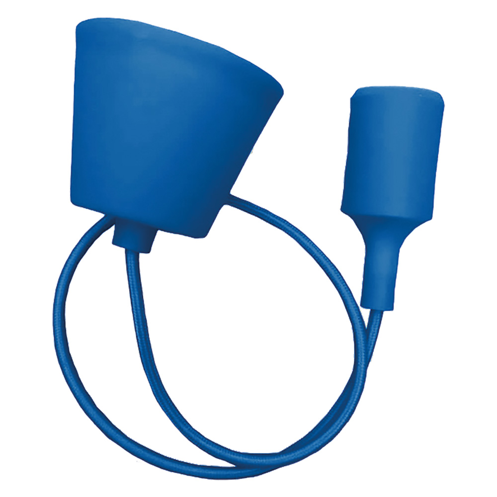 LAMPADARIO IN SILICONE blu